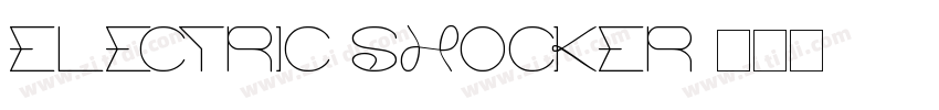 Electric Shocker字体转换